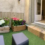 Appartement avec terrasse au cœur de Carcassonne - Serviettes Draps Ménage inclus